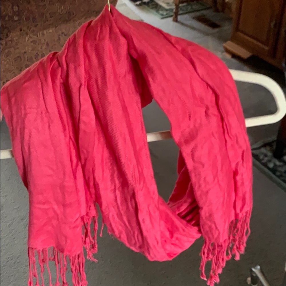 Pink scarf